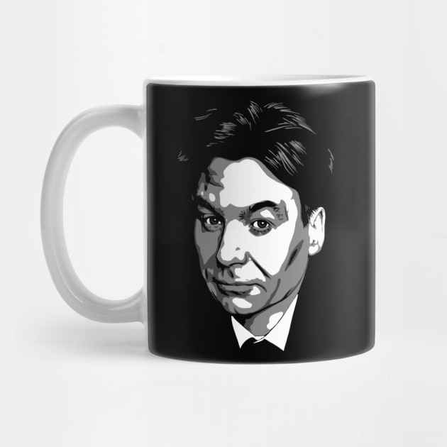 Mike Myers greyscale by @johnnehill